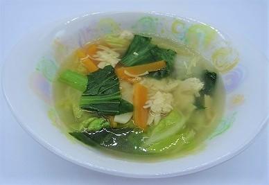 干貝柱のうまみが生きた中華スープ